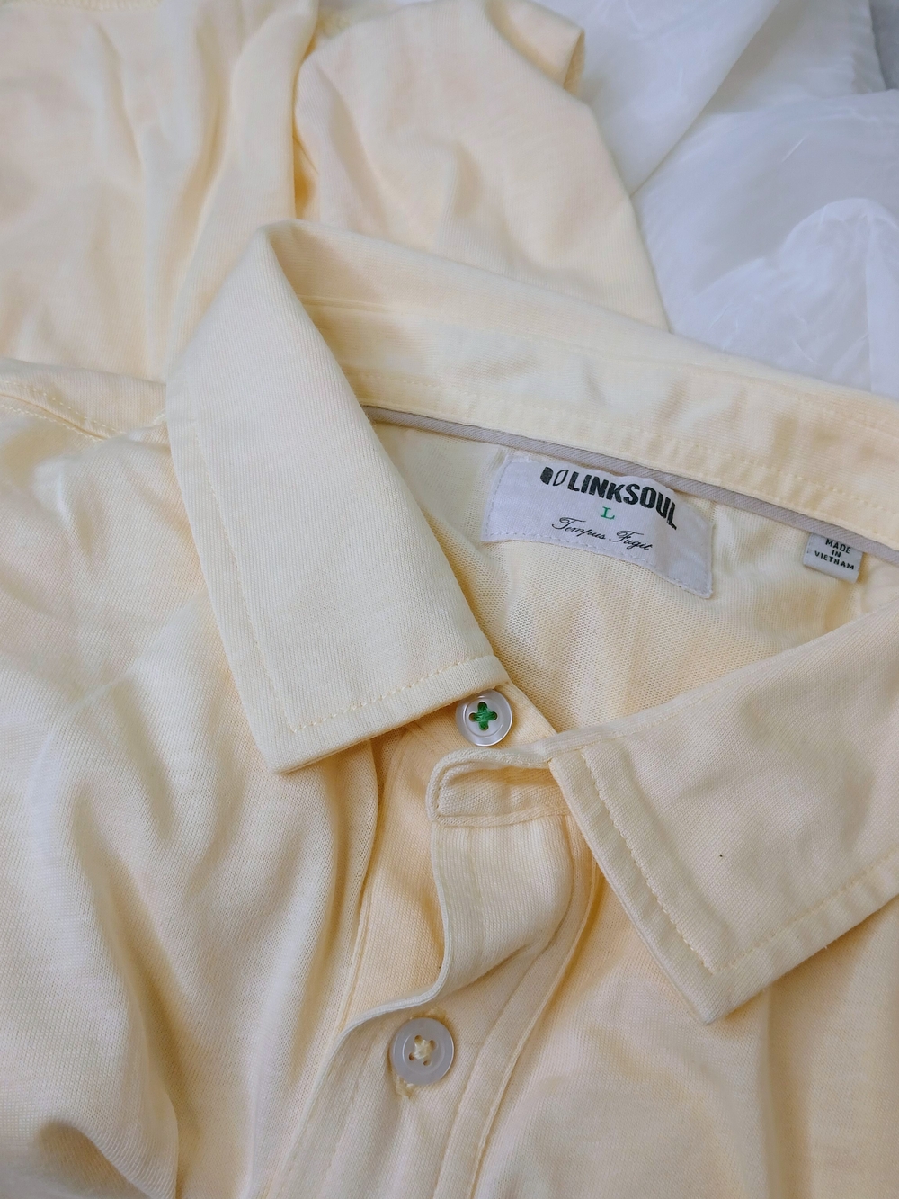 Linksoul Light Yellow Polo Shirt